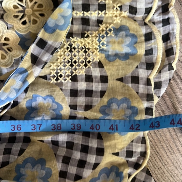 INNIKA CHOO MIDI Smock -Hugh Jesmok in Bright Gingham Print  size 0. Pre owned. - Picture 14 of 15